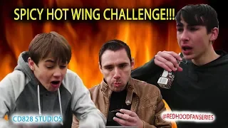 SPICY HOT WINGS CHALLENGE WITH THE CAST OF RED HOOD FAN SERIES (Batfamily 2019)