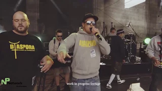 German Rap (RUS/FR parts) live on stage Germany Diaspora  - work in progress footage