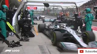 Mercedes' Perfect Double Pit Stop. 2019