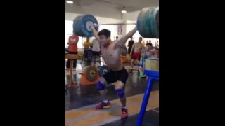 Lu Xiao jun  snatch 180KG ，this is awesome！