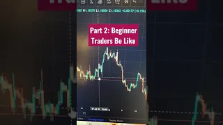 Beginner Traders On 1st Day Be Like (Part 2) #shorts