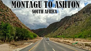 DRIVING from MONTAGU to ASHTON in SOUTH AFRICA 4K (60fps)