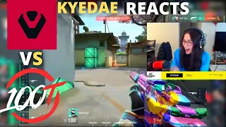 KYEDAE REACTS TO GRAND FINAL Sentinels vs 100T   HIGHLIGHTS   VCT Stage 3 NA   Challengers Playoffs