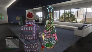 Christmas Penthouse Decorations 2019 - GTA Online - The Diamond Casino Heist