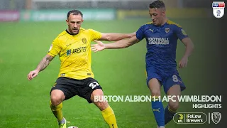 20/21 HIGHLIGHTS | Burton Albion 1-1 AFC Wimbledon