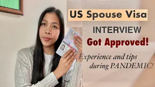US Spousal VISA Interview Approved | IR1 VISA | Manila US Embassy