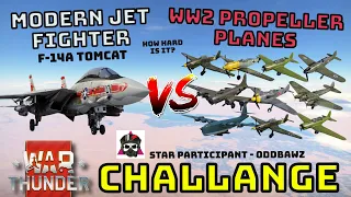 WW2 PLANES VS MODERN JET FIGHTER (F-14A) - CHALLENGE! - How well can it do? - WAR THUNDER