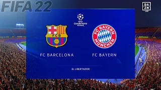 Barcelona vs Bayern Munich Feat. Depay, De jong, Coutinho, Pedri, | UEFA Champions League | Gameplay