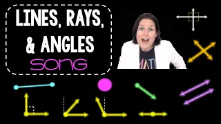 LINES, RAYS, ANGLES Song | Geometry VOCAB Music Video Series (Part 1)