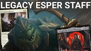 IS THERE A DOCTOR ON STAFF?! Legacy Esper Staff of the Storyteller with Yawgmoth and Mentor. MTG