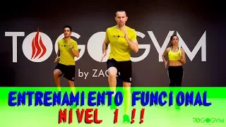 FUNCTIONAL TRAINING 1 | Entrenamiento funcional | Sentadilla | Lunge | Plancha abdominal | Skipping