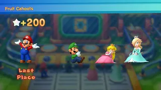 Mario Party 10 - Mario vs Luigi vs Peach vs Rosalina - Haunted Trail