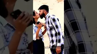 real lips kissing prank video on my girlfriend💋💋💋 romantic video