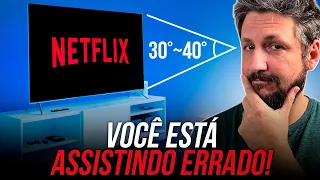 O MELHOR ÂNGULO DE VISÃO para assistir TV! Calcule comigo a DISTÂNCIA IDEAL