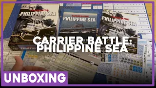 Unboxing | Carrier Battle: Philippine Sea | Compass Games | The Players' Aid