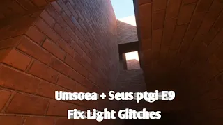Minecraft - Fixed Seus Ptgi Light Glitches | Umsoea | No lag