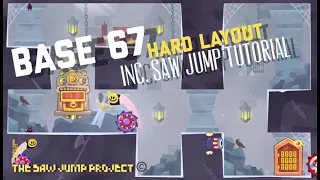 King of thieves - Base 67 Hard layout solution including Saw Jump Tutorial