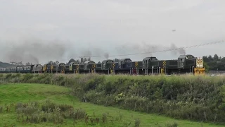 9 x Class 14 Diesel Locos on 'Bear-Ex' - East Lancashire Railway - 26th July 2014