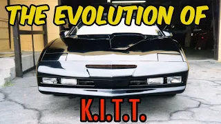 The Evolution of Knight Rider's KITT - Dash, Bumper, Console Changes Throughout the Series!