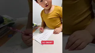 The child solves the test with telepathic power 🤣🤣 #funnyvideo ₺funny #mom #kids