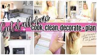 *NEW* GET IT ALL DONE // CLEAN WITH ME, COOK WITH ME, DECORATE WITH ME // TIFFANI BEASTON HOMEMAKING