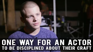 One Way For An Actor To Be Disciplined About Their Craft by Jonathan Lipnicki