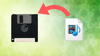 how to put a video on a floppy disk using vsdc