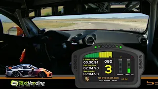 Laps around Utah Motorsports Campus Outter Config - Porsche 718 GT4 Clubsport MR