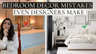 Bedroom Mistakes even DESIGNERS MAKE