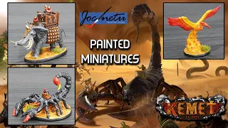 Kemet: Blood and Sand painted miniatures