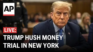 Trump hush money trial LIVE: At courthouse in New York