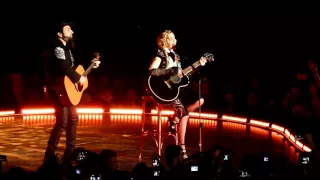 Madonna live in Torino 22 11 2015   Who's that Girl acoustic