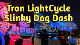 Disney Delights: Tron's Radiance and Slinky's Joyful Dash!