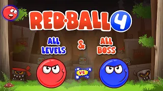 Red Ball 4 Blue Ball Vs Red Ball with All Levels All Boss Full Gameplay