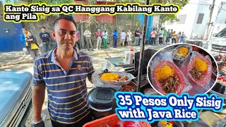 Kanto Sisig ng Quezon City abot Hanggang Kabilang Kanto ang Pila dahil 35 Pesos Only with Java Rice