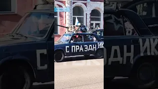 «Танк» в центре Красноярска