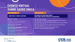 Evento Virtual sobre Saúde Única - dia 31/3