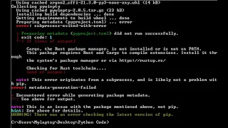 error install pywinpty when install jupyter notebook windows 7 32 bit