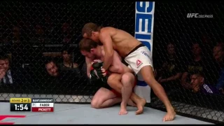 Юрайя Фэбер — Бред Пикетт видео боя онлайн UFC on FOX 22