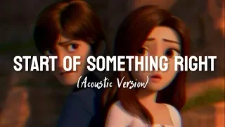 Start of Something Right (Acoustic Version) - Raon Lee | World Scape | Aesthetic Lyrics