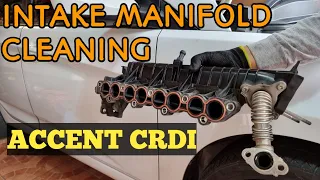 Intake Manifold Cleaning - Hyundai Accent CRDI