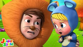 The Lion and The Mouse | Kids Stories For Children | Pretend Play Song | Kids Songs For Babies