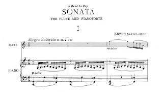 Erwin Schulhoff - Flute Sonata