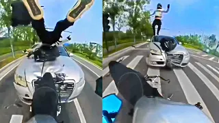 10 Minutes OF EPIC, CRAZY, AWESOME and UNEXPECTED Motorcycle Moments - Ep. 503