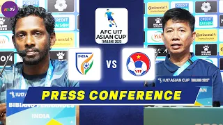 India Vs Vietnam Post-match Press Conference | AFC U-17 Asian Cup | Bibiano Fernandes & Hoang Tuan