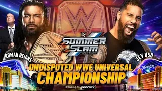 WWE 2K23 Roman Reigns 🆚 Jey Uso | Summerslam | Undisputed Universal Title Extreme Rules Match|4KPS5