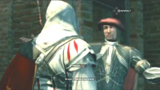 When you fail to hug Leonardo Da Vinci in Assassin's Creed 2