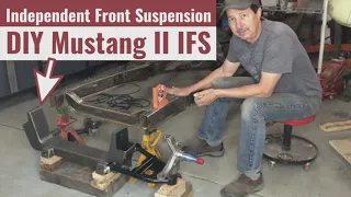Part 3. Adding Independent Front Suspension. Mustang II IFS install in a 1950 Willys Jeepster.