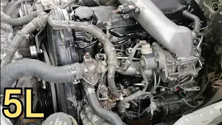 smoke problem Toyota 5l engine