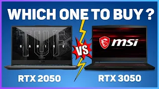 ASUS TUF F15 RTX 2050 VS MSI GF63 Thin RTX 3050 | Which one to buy? | Best Laptop Under 60000🔥